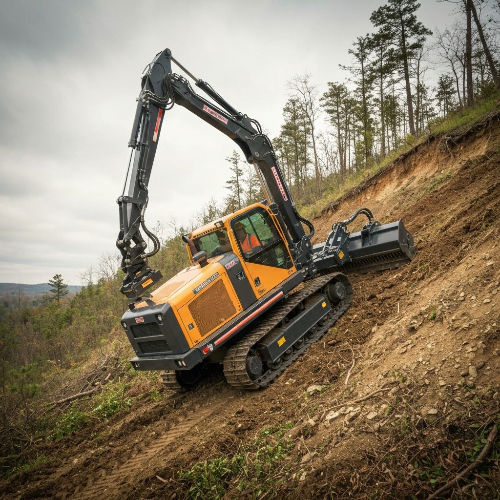 Hillside Clearing on Steep Slopes: How We Do It Safely