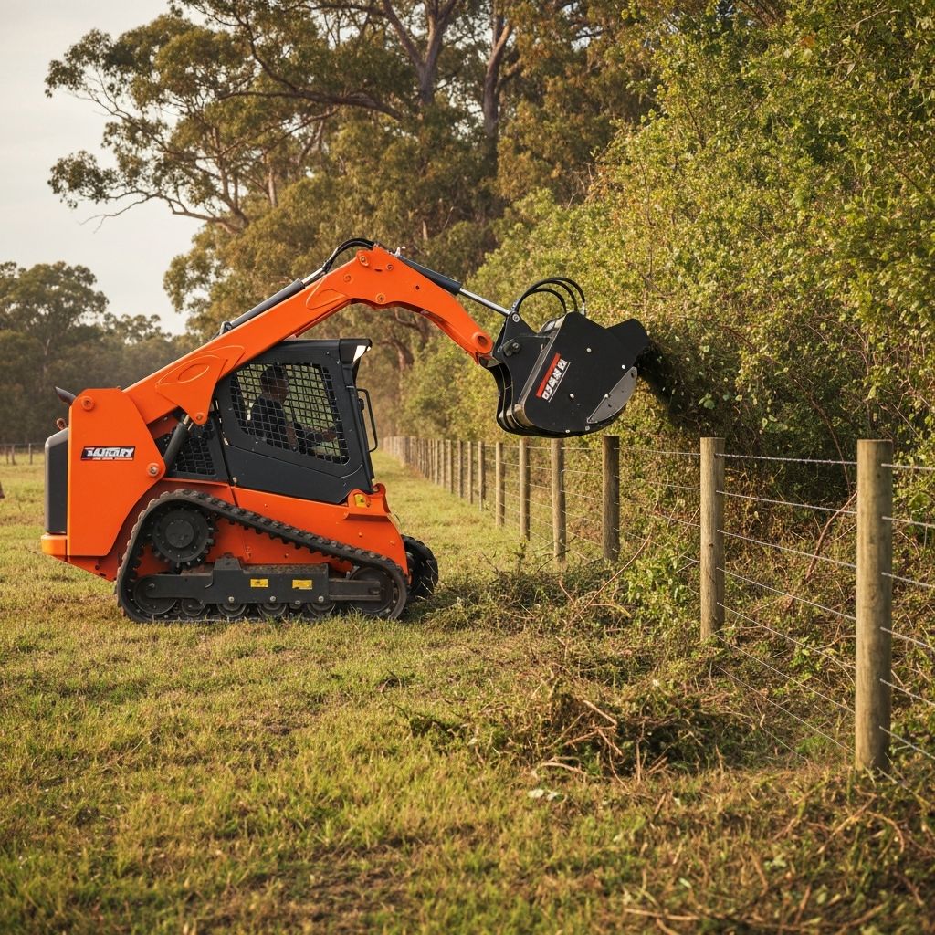 Fence line clearing service