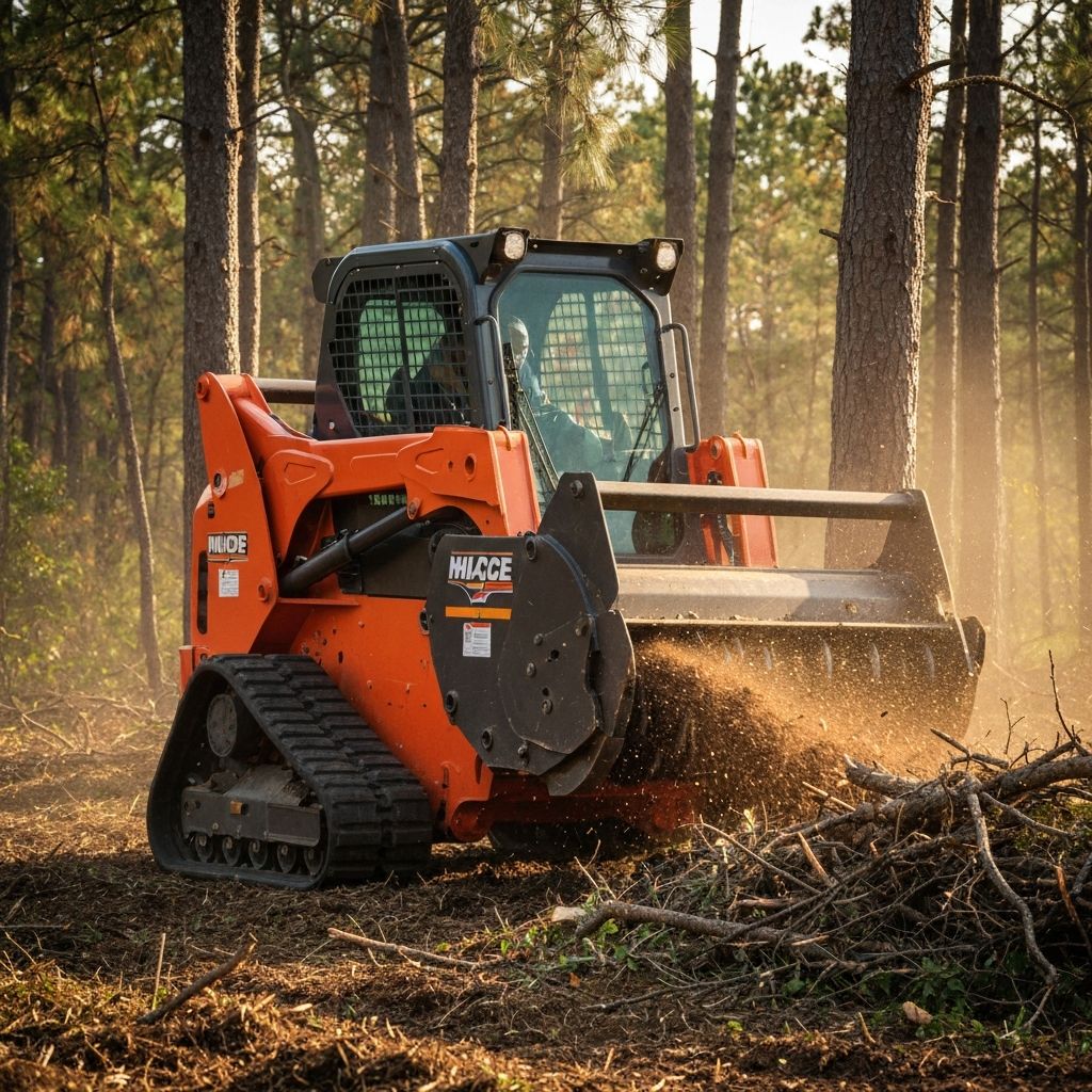 Industrial forestry mulching equipment